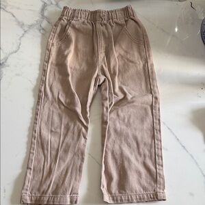 Pekkle Kids Tan Cargo Pants